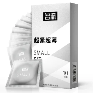 10pcs Small Fit Men's Condoms Ultra Thin Sex Toys For Men 45MM Long Sex Delay Tight Condoms Smooth Penis Sleeve Adult Supplies