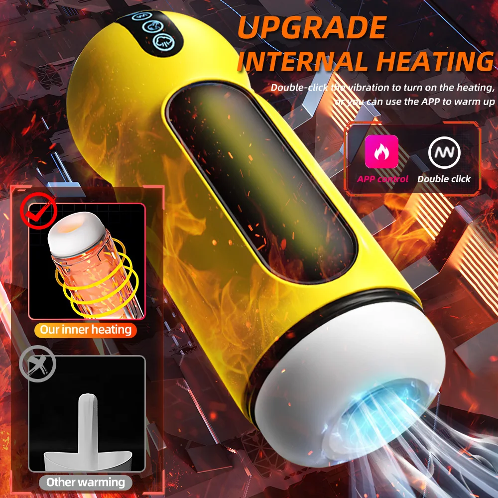 Male Masturbator Automatic Sucking Vibration Blowjob Machine Heating Pussy Penis Pump Masturbation Cup Sex Toys for Men Supplies - Image 29