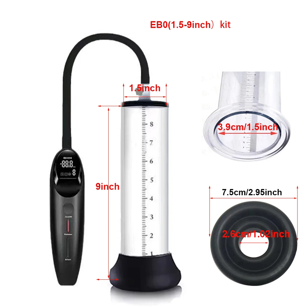 Automatic Penis Pump Penis Enlarger Vacuum Pump Sex Toys for Men Penile Bigger Trainer Adult Male Masturbator Penis Enlargement - Image 14