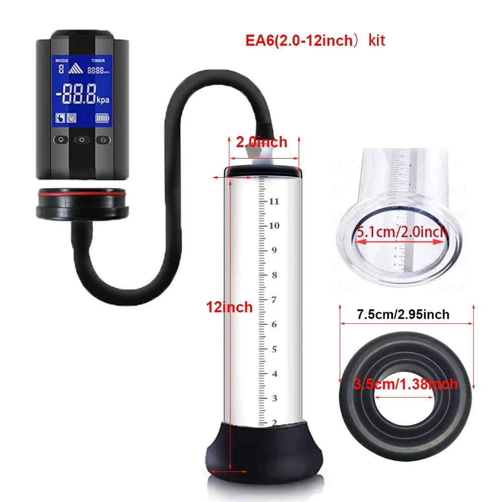 Automatic Penis Pump Penis Enlarger Vacuum Pump Sex Toys for Men Penile Bigger Trainer Adult Male Masturbator Penis Enlargement - Image 15