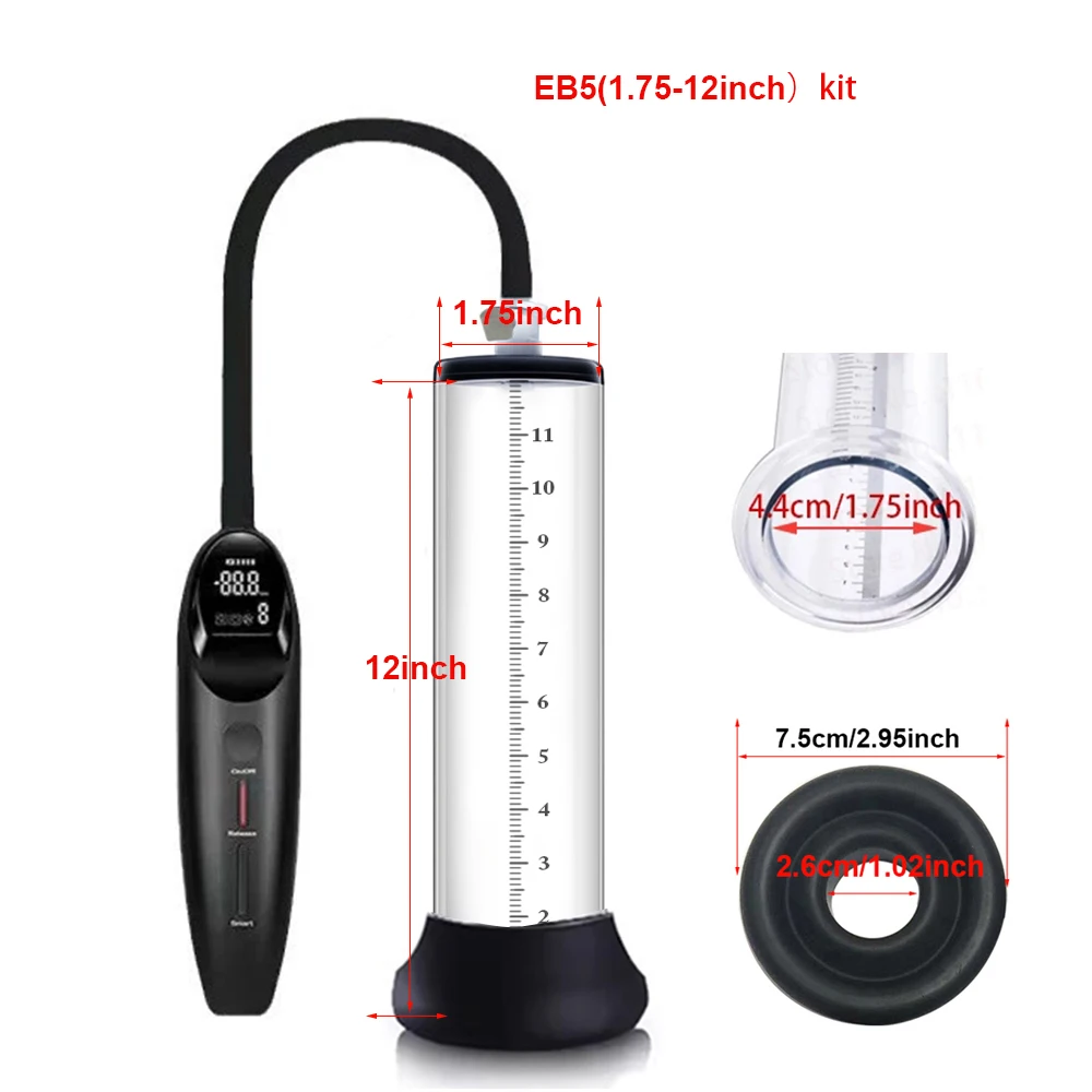 Automatic Penis Pump Penis Enlarger Vacuum Pump Sex Toys for Men Penile Bigger Trainer Adult Male Masturbator Penis Enlargement - Image 23