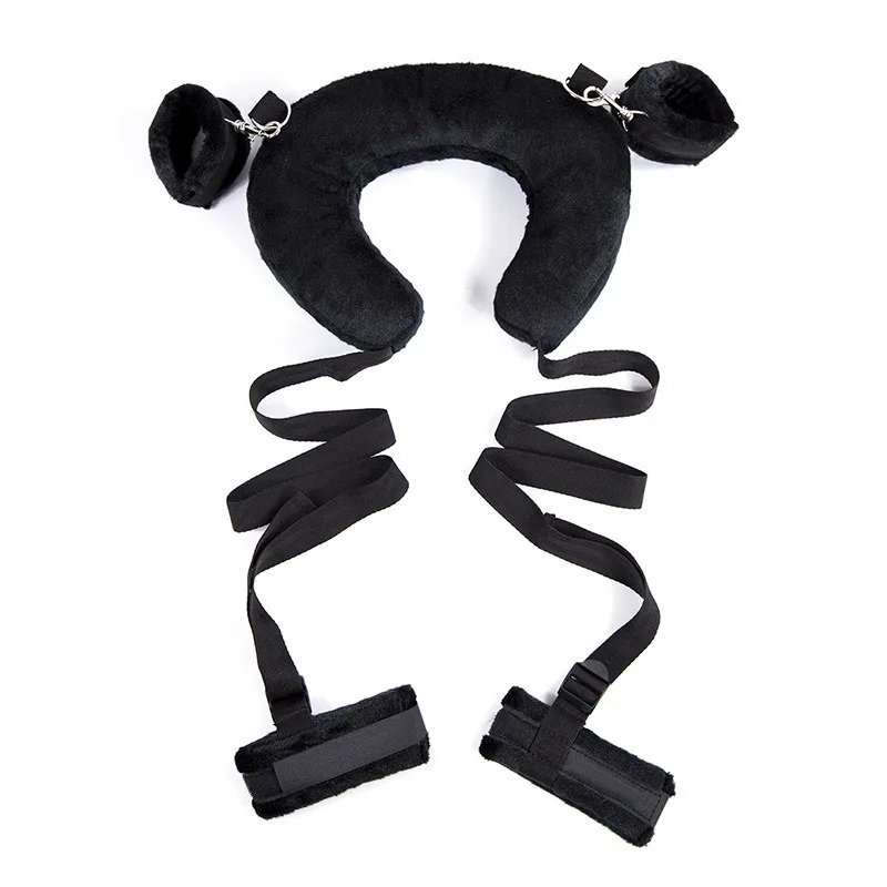 SM Astraddle Pillow, Restrain Sex Toy, Sex Toy Set (Complimentary Mouth Ball and Plush Eye Mask) - Image 15