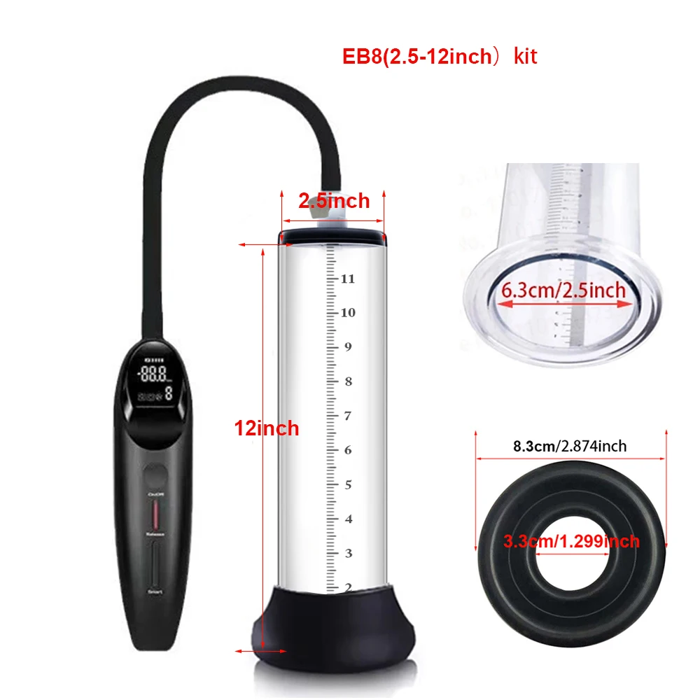 Automatic Penis Pump Penis Enlarger Vacuum Pump Sex Toys for Men Penile Bigger Trainer Adult Male Masturbator Penis Enlargement - Image 22