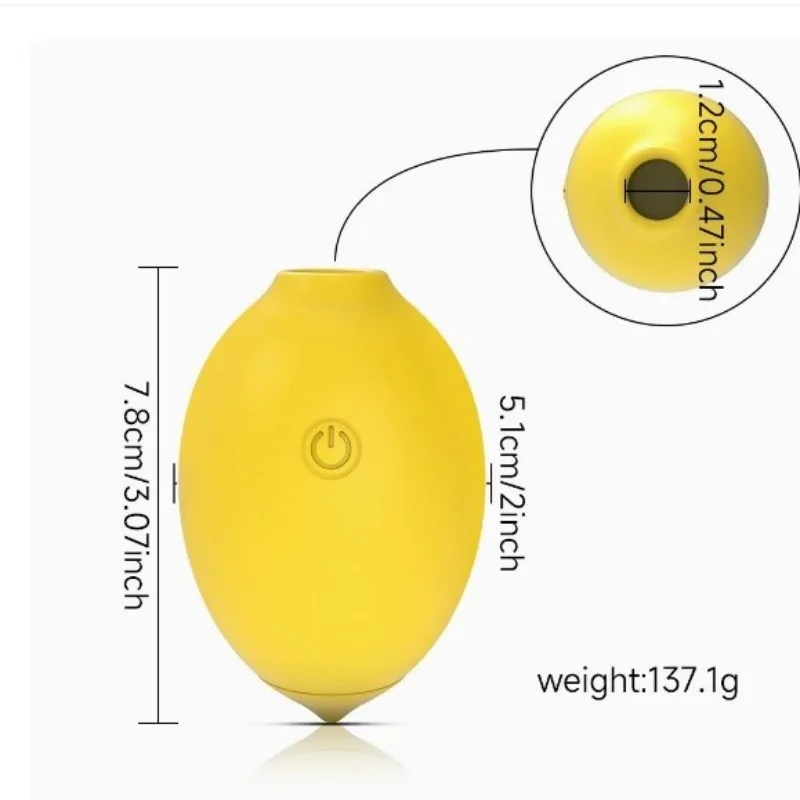 Lemon Vibrating Egg Clit Sucking Licking Sucking Female Vibrator Sex G-Spot Massager Supplies Vibrating Masturbator - Image 5