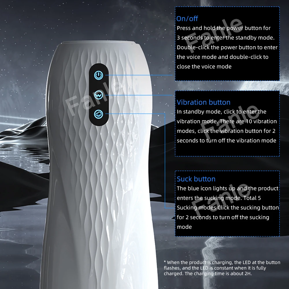 Male Masturbator Automatic Sucking Vibration Blowjob Machine Heating Pussy Penis Pump Masturbation Cup Sex Toys for Men Supplies - Image 6