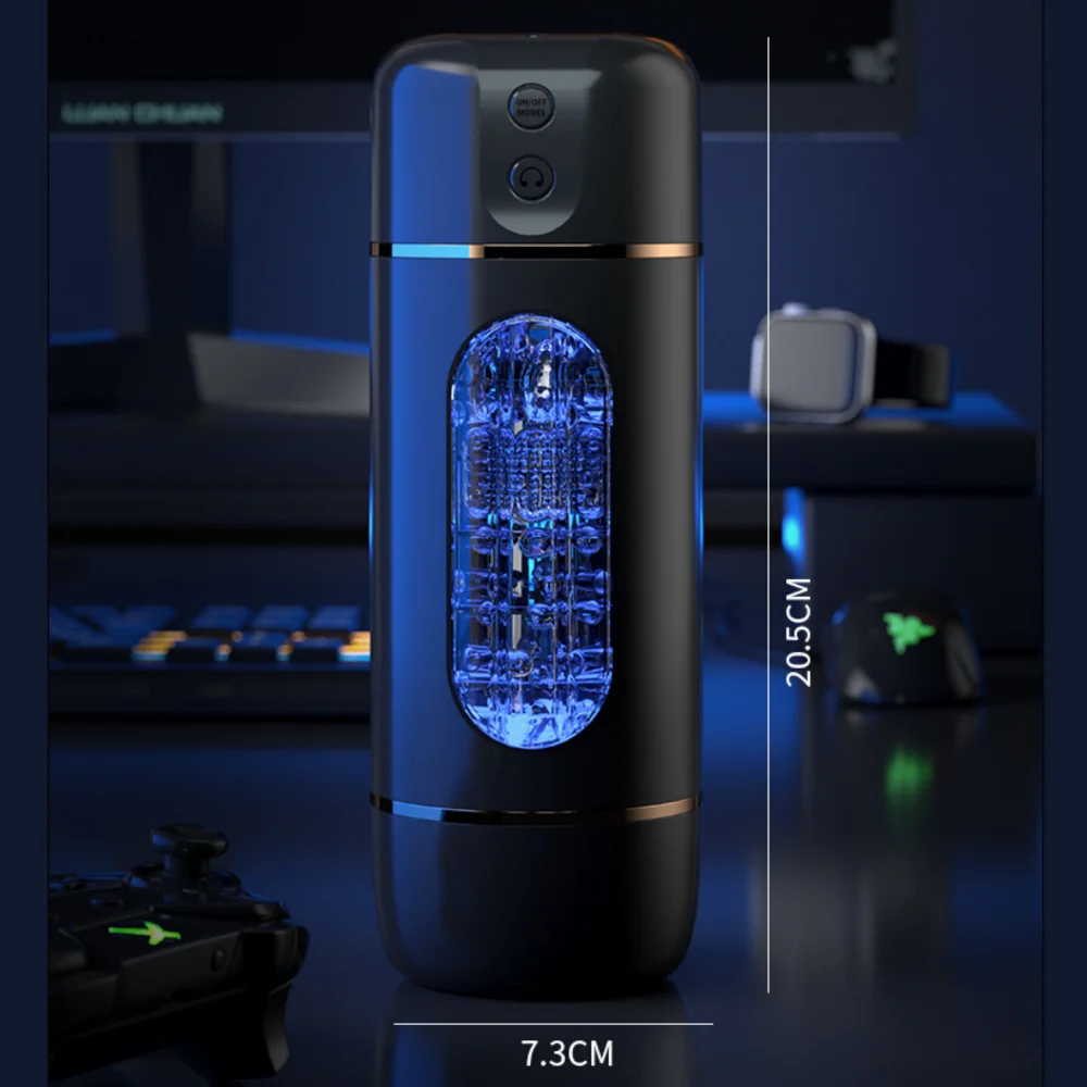 Male Masturbator Cup Intelligent Voice Interaction Penis Trainer Penetration Masturbator Sex Machine Adult Sex Toys for Men - Image 6