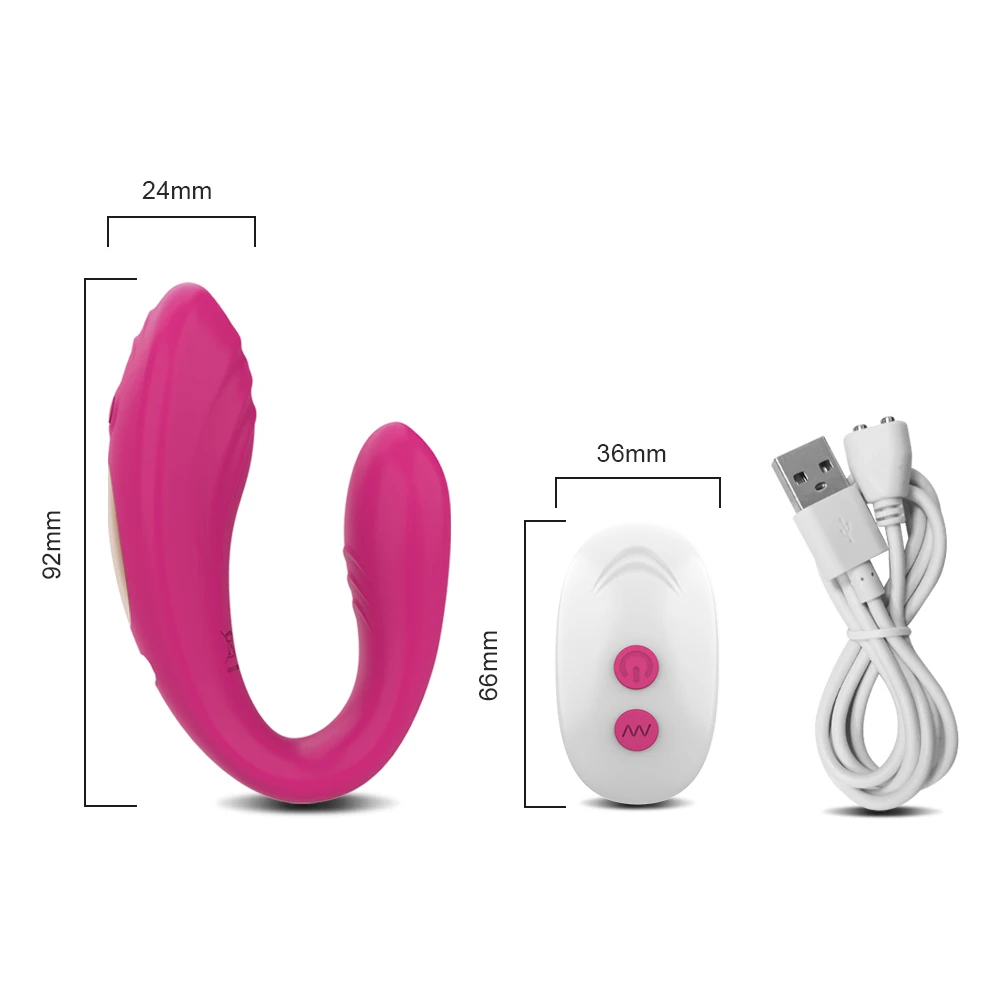 Couple Vibrator Wearable U Type Vibrator For Women Vagina Clitoris Stimulate G-Spot Massage Female Masturbation Adults Sex Toys - Image 5