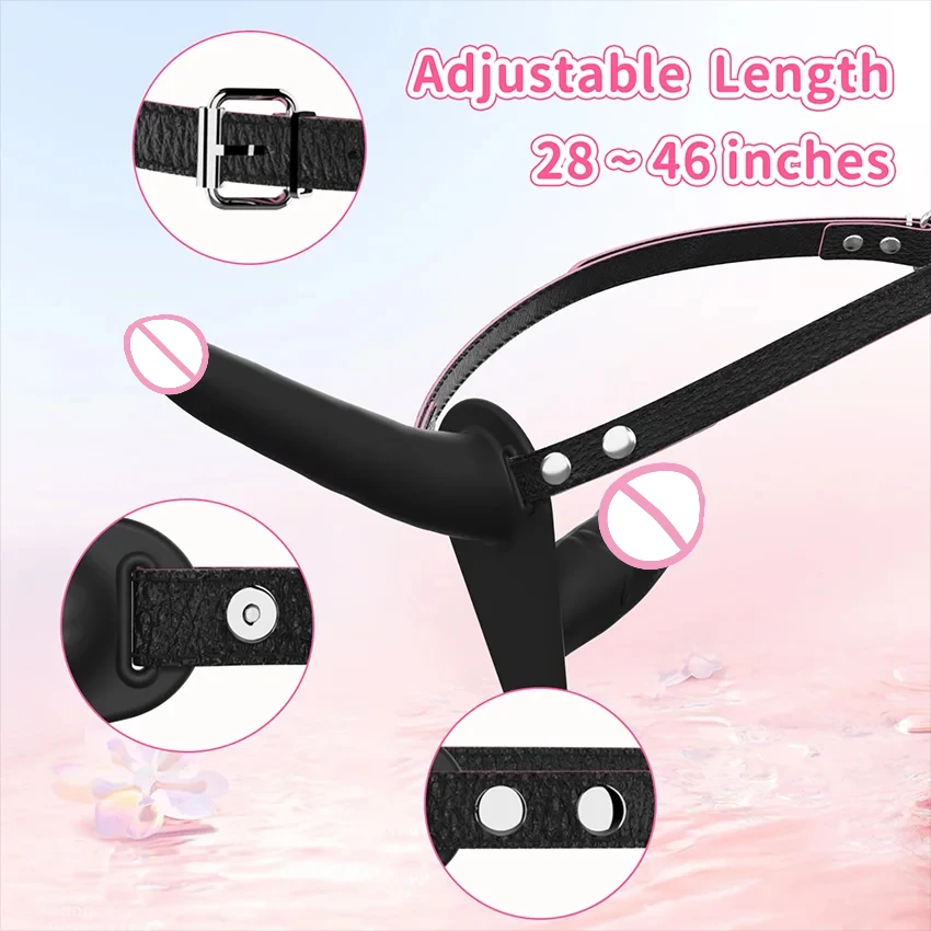 Wearable Double Dildo Remote Control Vibrators For Lesbian Bondage Harness Strap On Sex Toys For Women Adult Products Sex Shops - Image 19