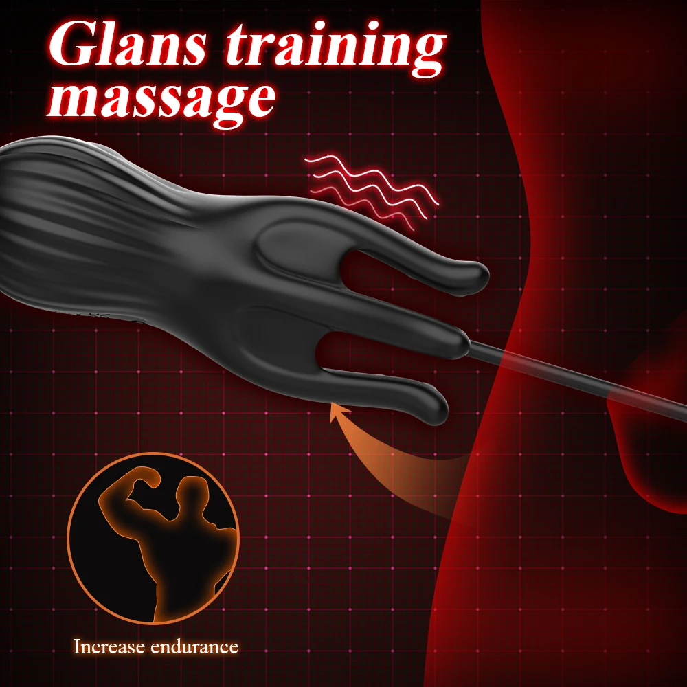 Penis Vibrator Glans Massager Urethra Plug Vibrator Horse Eye Stimulation Cock Enlargement Pump Penis Training Sex Toys For Men - Image 10