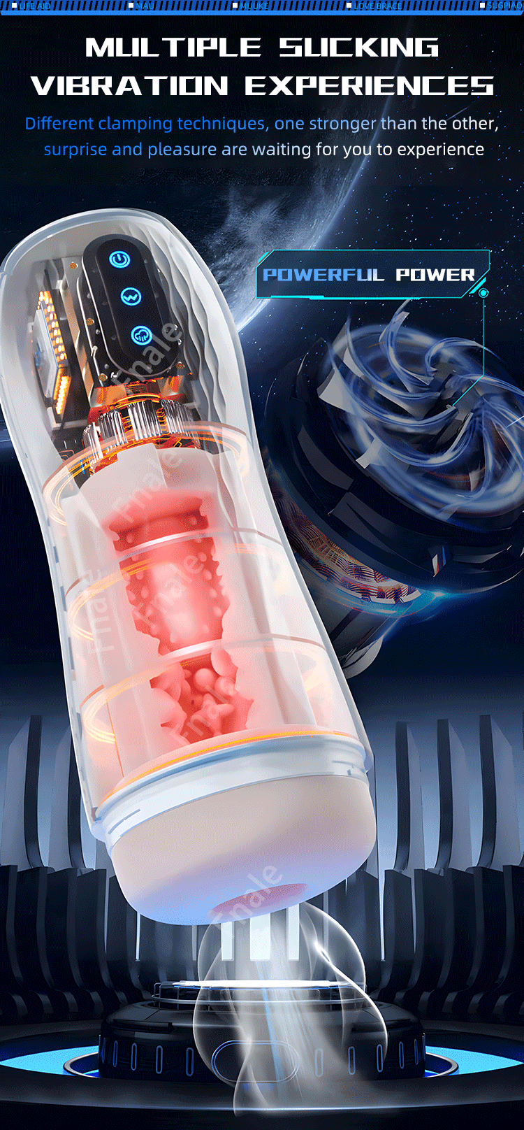 Male Masturbator Automatic Sucking Vibration Blowjob Machine Heating Pussy Penis Pump Masturbation Cup Sex Toys for Men Supplies - Image 14