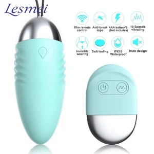 Wireless Jump Egg Vibrator Adult Sex Toys With Wireless Remote Control Waterproof Egg Vibrating Body Massager