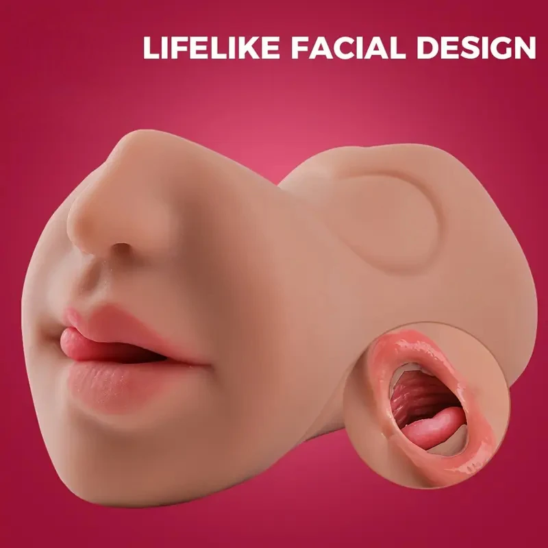 3 in 1 Pocket Pussy Vigina and Mouth Lifelike Sex Doll with Face TPE Portable Adult Sex Love Toy Male Stroker for Sexy Adult Men - Image 10