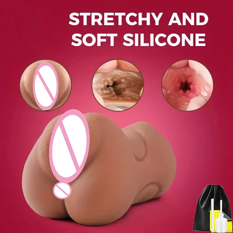 3 in 1 Pocket Pussy Vigina and Mouth Lifelike Sex Doll with Face TPE Portable Adult Sex Love Toy Male Stroker for Sexy Adult Men - Image 5