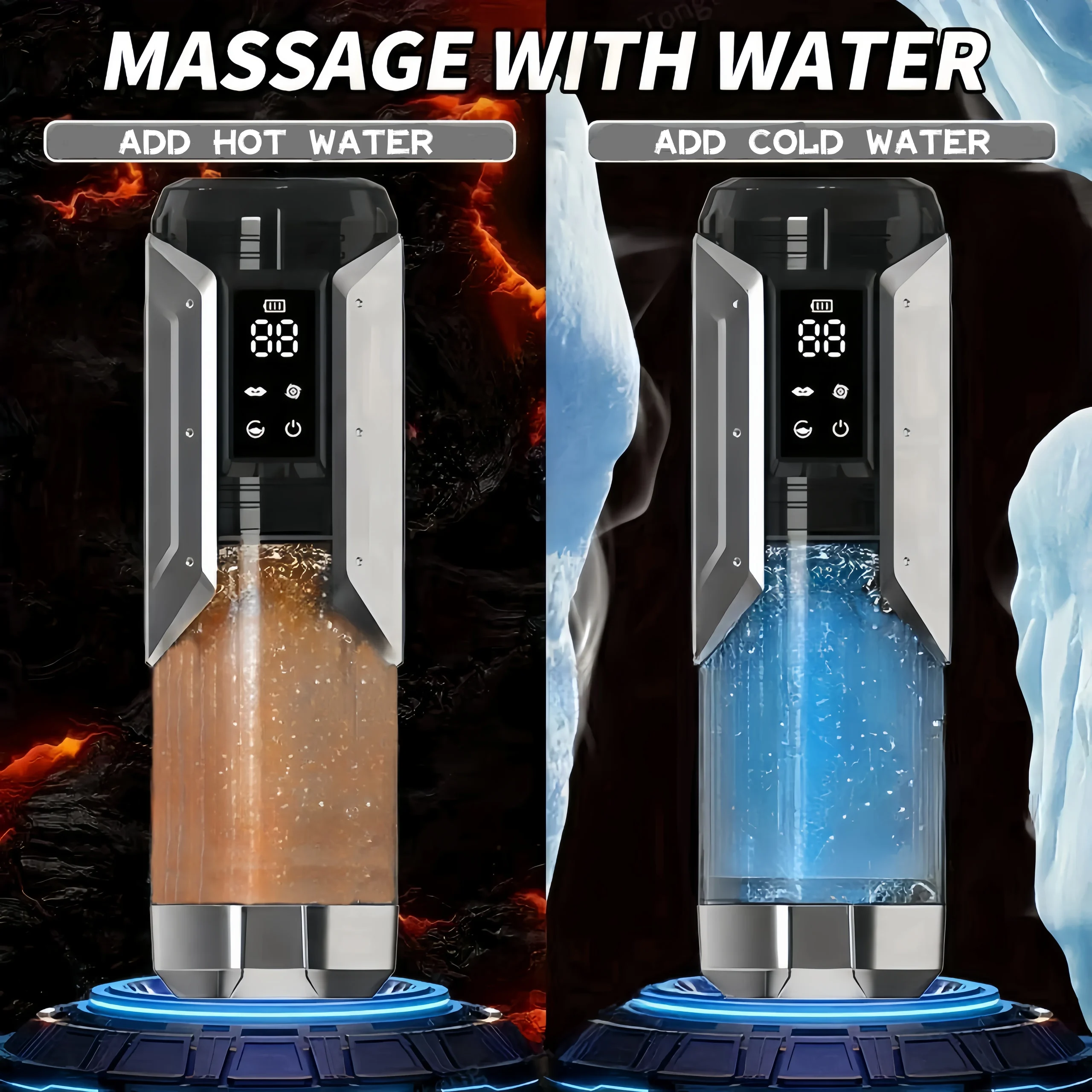 Male Masturbator With 7 Sucking & Vibrating & Telescopic & Rotating Modes Automatic Vagina Male Masturbator Cup Sex Toys for Men - Image 11