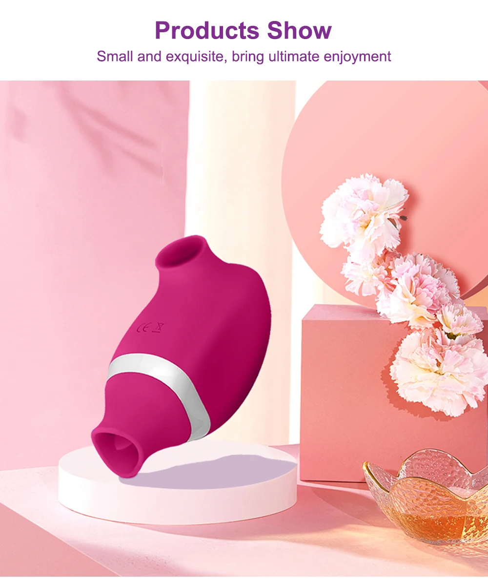 Clitoral Sucking for Women 2 In 1 Nipples Sucker Vibrator Tongue Licking Clitoris Stimulator Female Masturbator Adult Sex Toys - Image 17