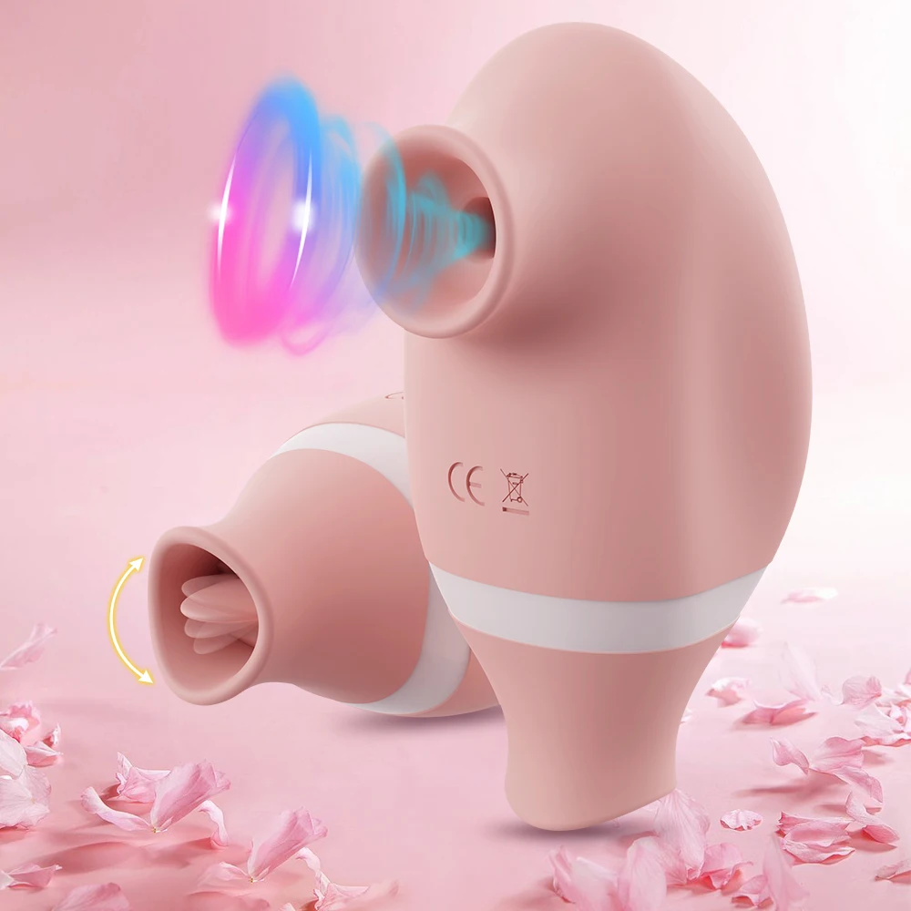 Clitoral Sucking for Women 2 In 1 Nipples Sucker Vibrator Tongue Licking Clitoris Stimulator Female Masturbator Adult Sex Toys - Image 7