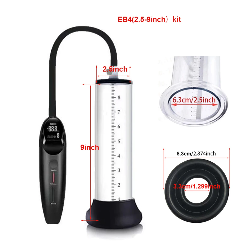 Automatic Penis Pump Penis Enlarger Vacuum Pump Sex Toys for Men Penile Bigger Trainer Adult Male Masturbator Penis Enlargement - Image 18