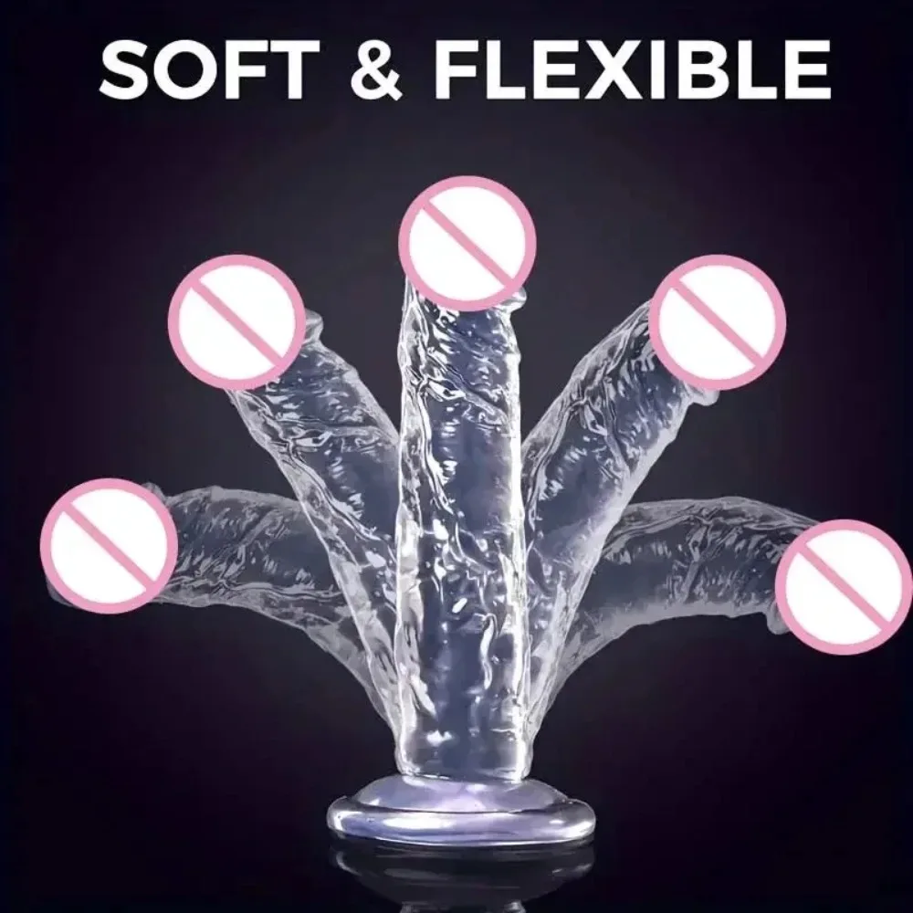 Dildos Sex Toys Dick Cheap Soft Female Vagina Clitoris Anal Masturbators Penis with Suction Cup 5 Colors Consolador Dildo Gode - Image 48