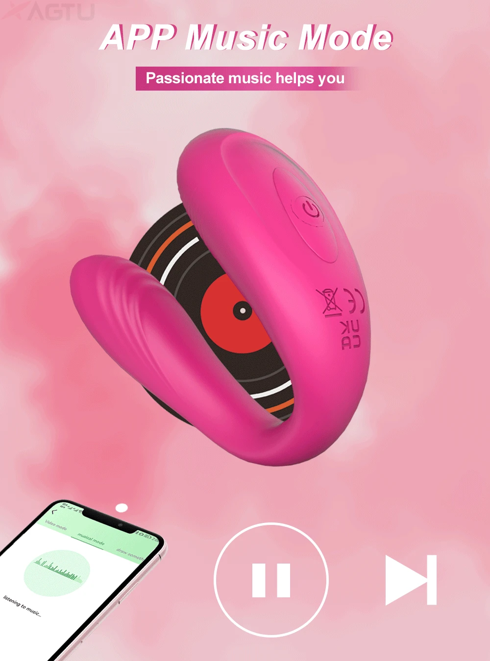 Couple Vibrator Wearable U Type Vibrator For Women Vagina Clitoris Stimulate G-Spot Massage Female Masturbation Adults Sex Toys - Image 20