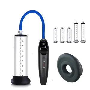 Electric Acrylic Penis Pump Vacuum Pump For Penis Male Penis Enlargement Pump Penile Training Extender Cock Dick Pump For Men
