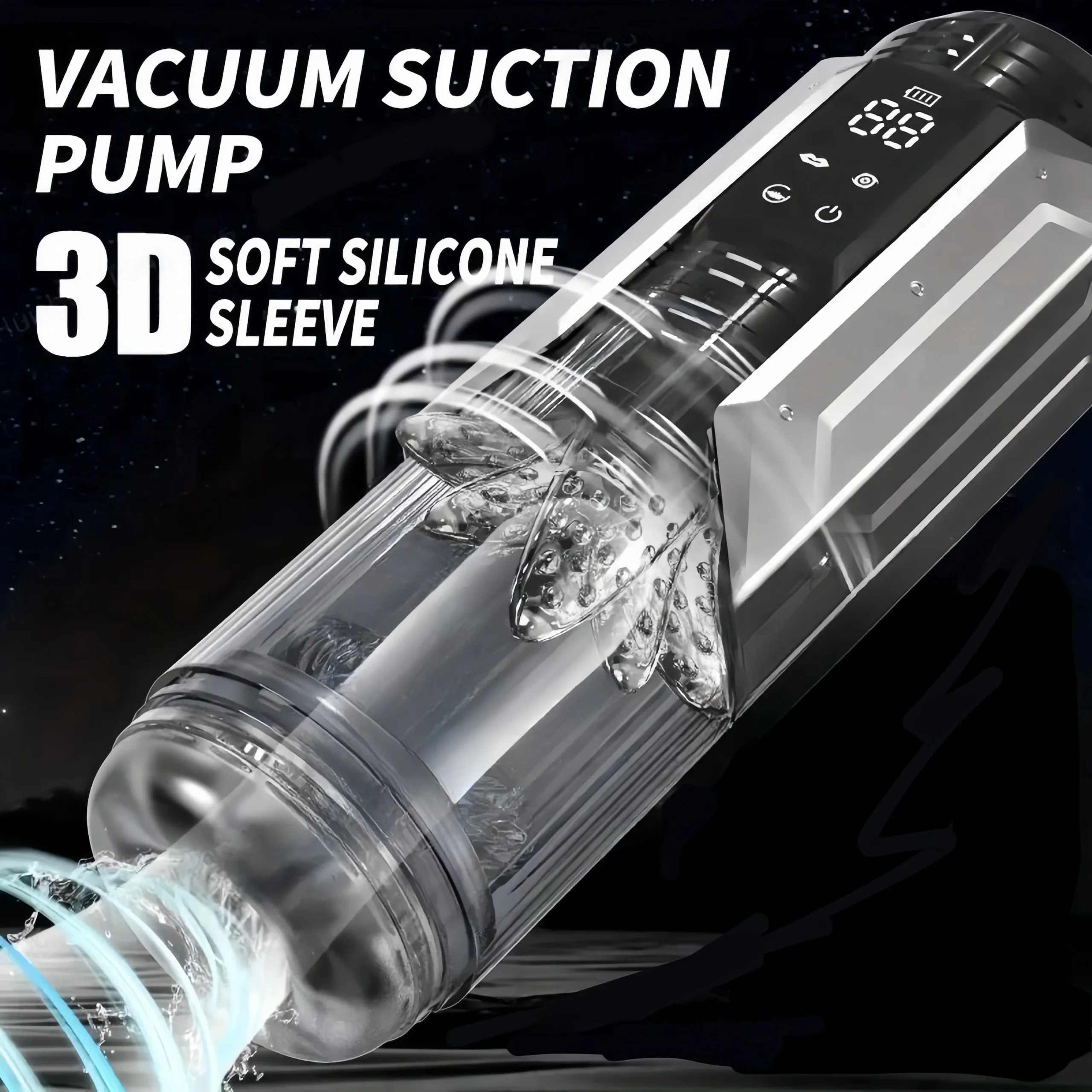 Male Masturbator With 7 Sucking & Vibrating & Telescopic & Rotating Modes Automatic Vagina Male Masturbator Cup Sex Toys for Men - Image 5