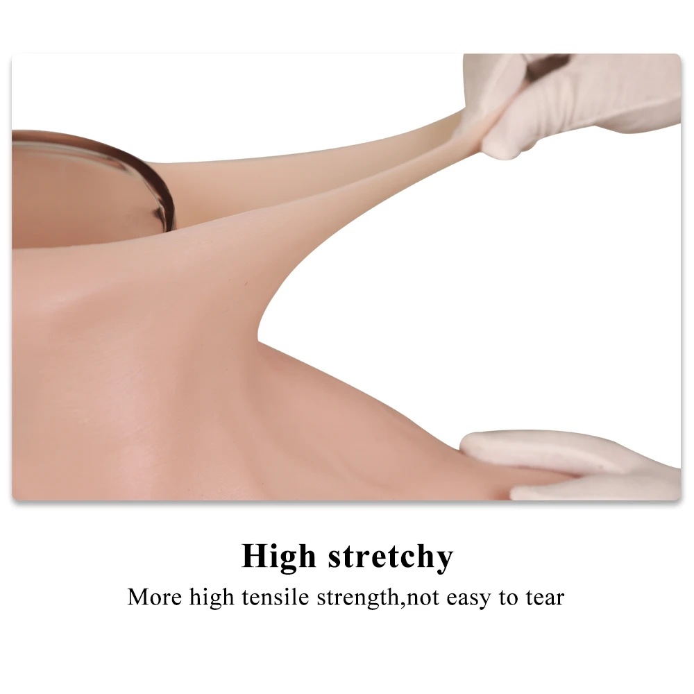 Realistic Silicone Male Muscle XL Size 60-100kg Suitable Suit Simulation Strong Figure Artificial Sturdy Chest Men Crossdresser - Image 15