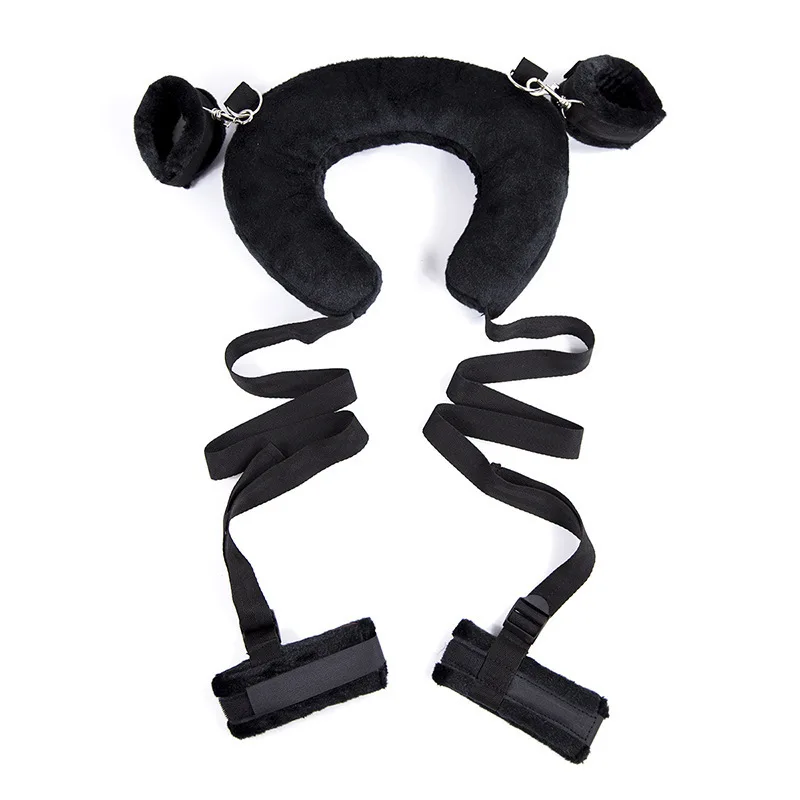 SM Astraddle Pillow, Restrain Sex Toy, Sex Toy Set (Complimentary Mouth Ball and Plush Eye Mask) - Image 7