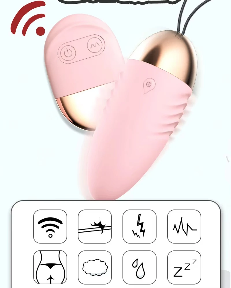 Wireless Jump Egg Vibrator Adult Sex Toys With Wireless Remote Control Waterproof Egg Vibrating Body Massager - Image 17
