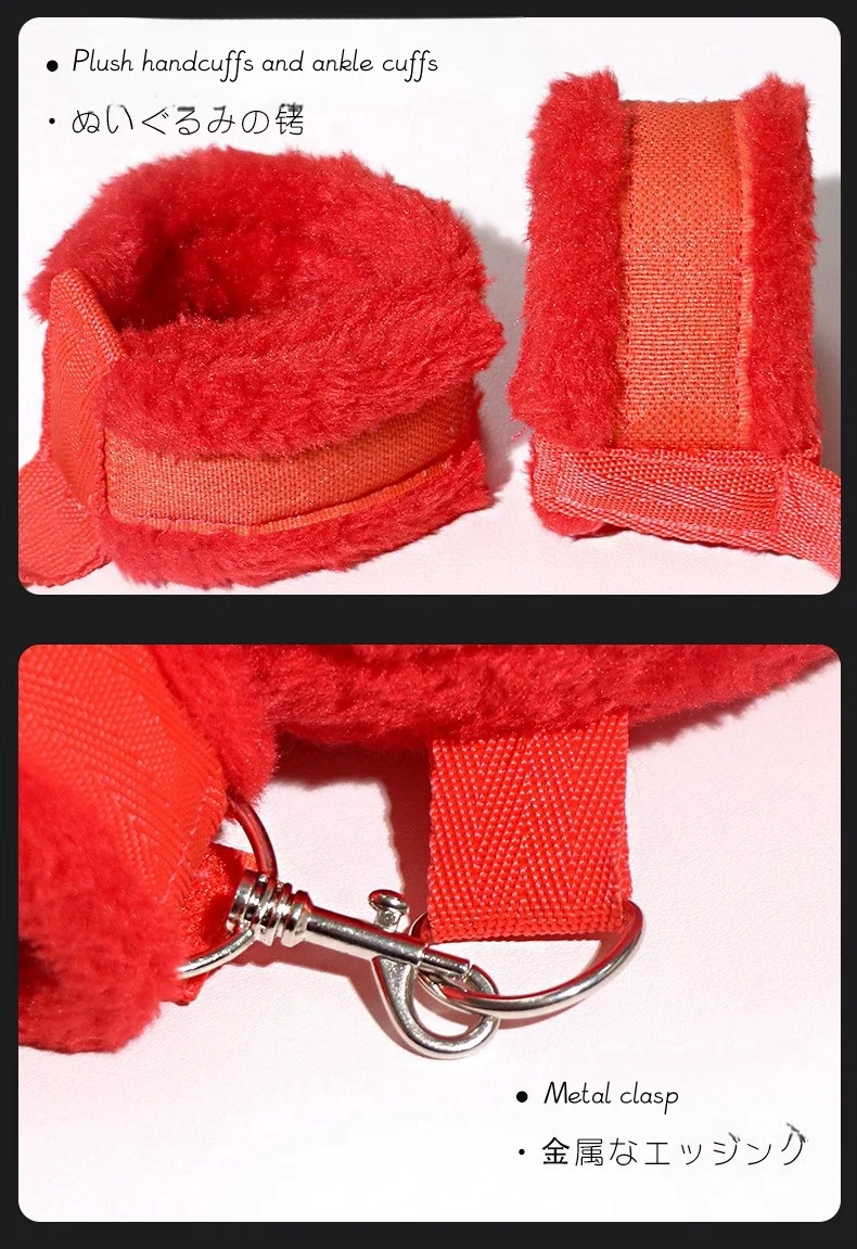 SM Astraddle Pillow, Restrain Sex Toy, Sex Toy Set (Complimentary Mouth Ball and Plush Eye Mask) - Image 10