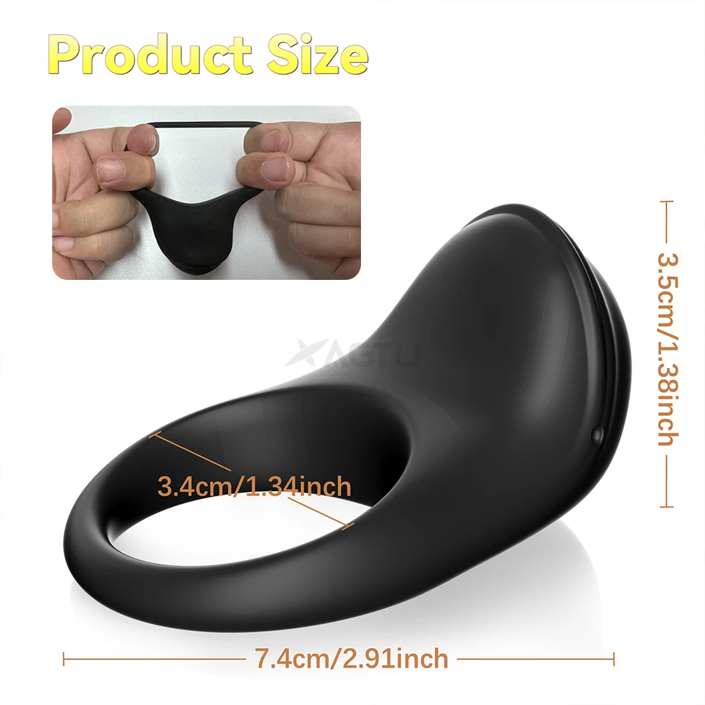 APP Control Vibrator Cock Ring for Men Delay Ejaculation Penis Ring Sex Toys Lock Penisring Cockring Adult Male Sex Supplies 18+ - Image 19