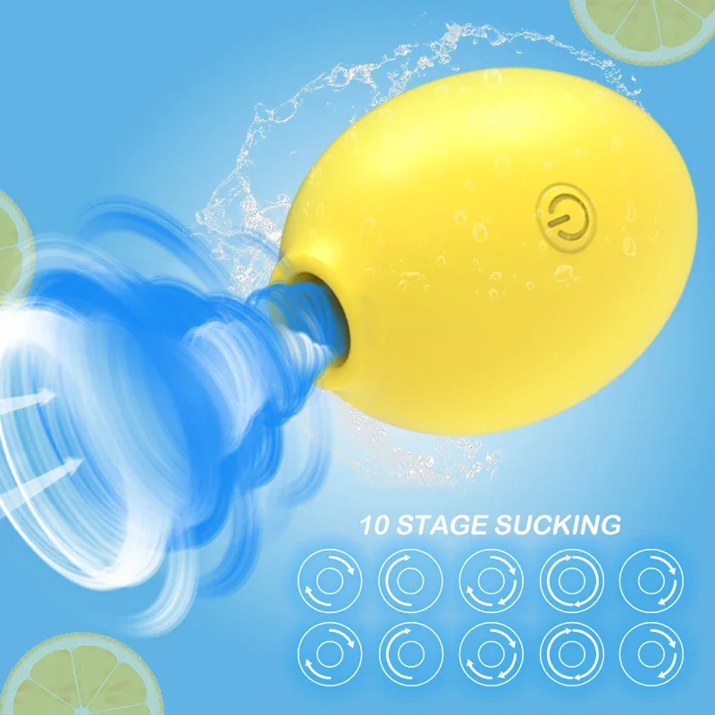 Lemon Vibrating Egg Clit Sucking Licking Sucking Female Vibrator Sex G-Spot Massager Supplies Vibrating Masturbator - Image 8