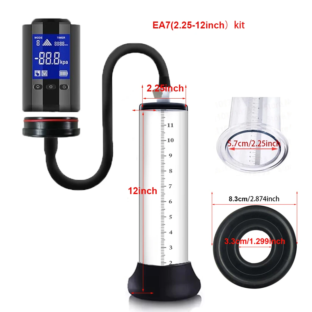 Automatic Penis Pump Penis Enlarger Vacuum Pump Sex Toys for Men Penile Bigger Trainer Adult Male Masturbator Penis Enlargement - Image 16