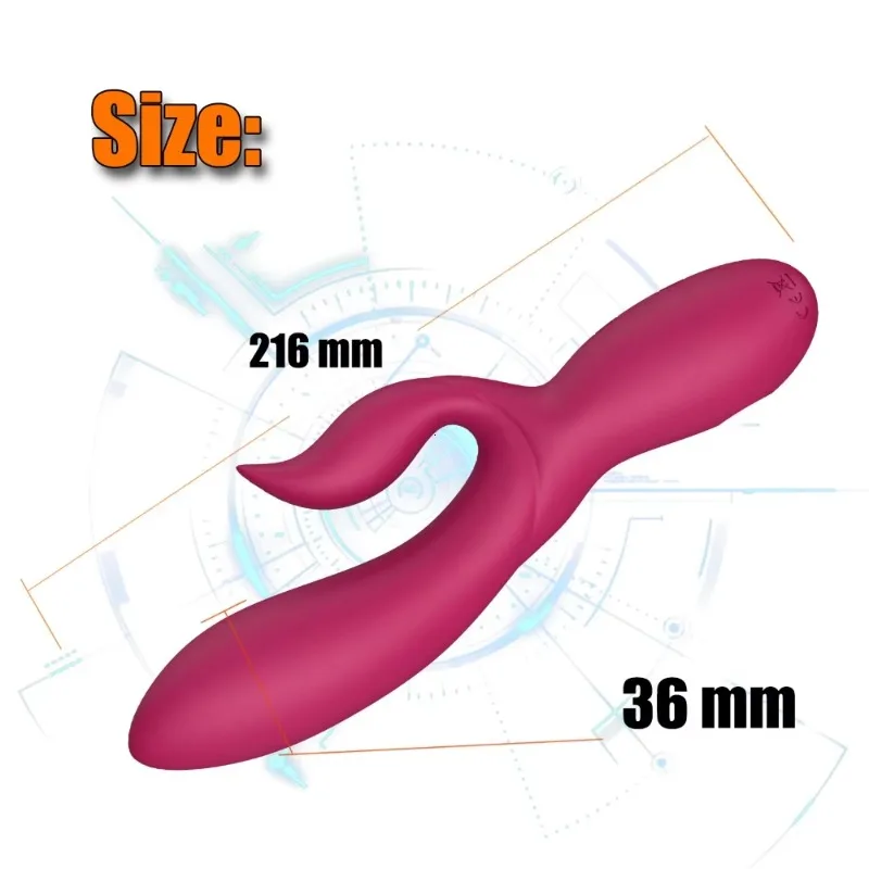 Adult female massager Dual-motor vibrator Adult toy Anal plug masturbator Adult product, suitable for women aged 18 and over - Image 5
