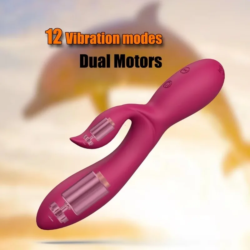Adult female massager Dual-motor vibrator Adult toy Anal plug masturbator Adult product, suitable for women aged 18 and over - Image 4