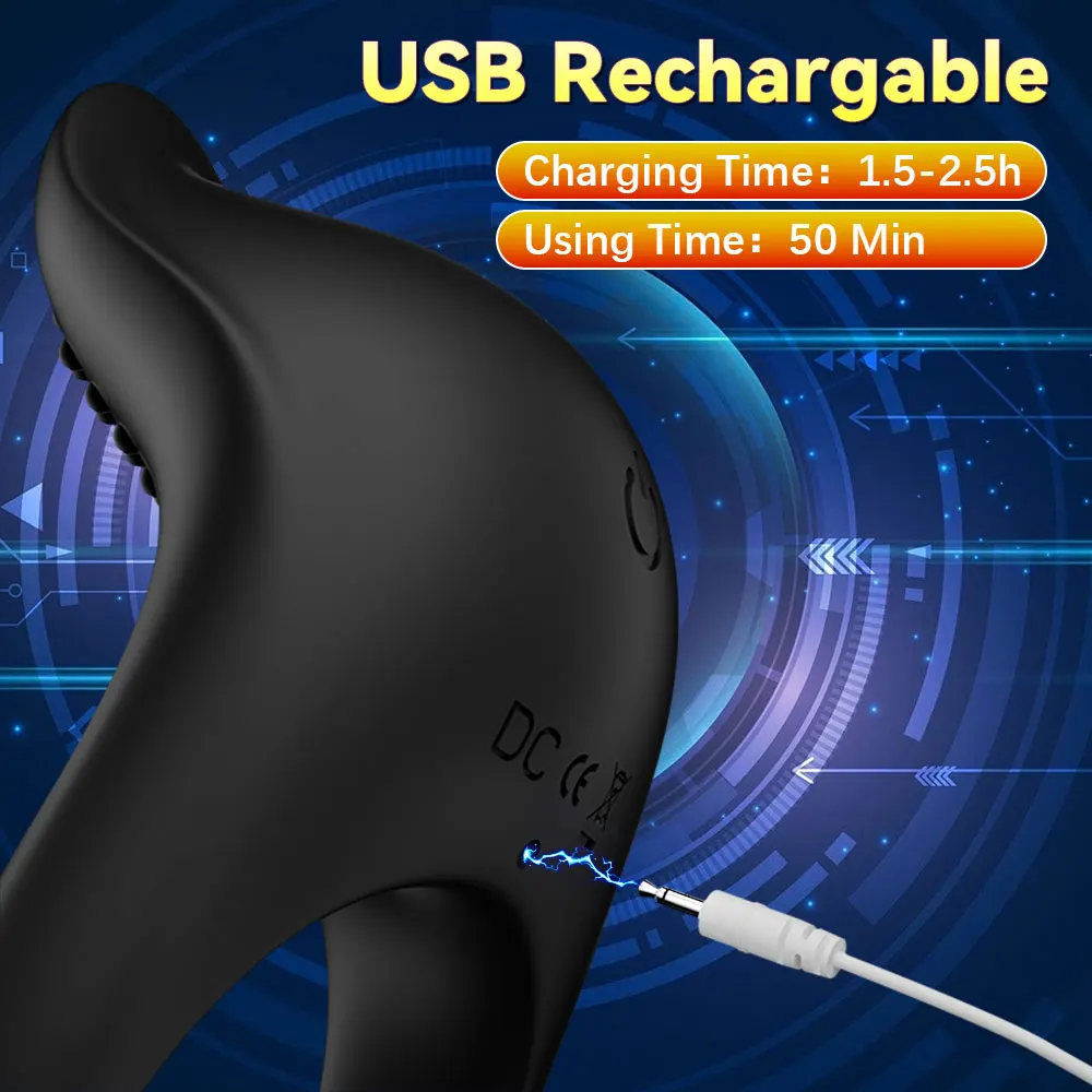 APP Control Vibrator Cock Ring for Men Delay Ejaculation Penis Ring Sex Toys Lock Penisring Cockring Adult Male Sex Supplies 18+ - Image 11
