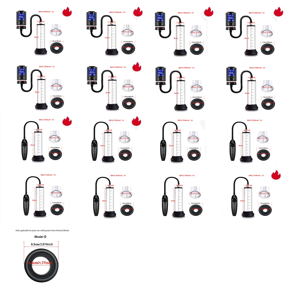 Automatic Penis Pump Penis Enlarger Vacuum Pump Sex Toys for Men Penile Bigger Trainer Adult Male Masturbator Penis Enlargement - Image 37