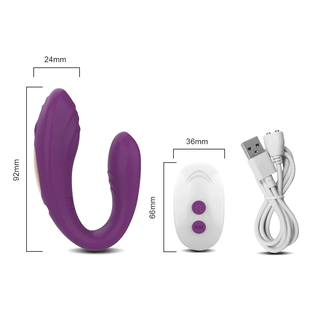 Couple Vibrator Wearable U Type Vibrator For Women Vagina Clitoris Stimulate G-Spot Massage Female Masturbation Adults Sex Toys - Image 8
