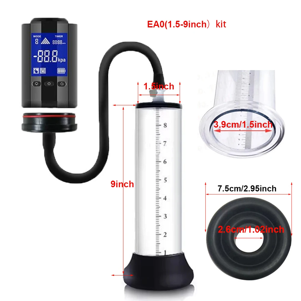 Automatic Penis Pump Penis Enlarger Vacuum Pump Sex Toys for Men Penile Bigger Trainer Adult Male Masturbator Penis Enlargement - Image 7
