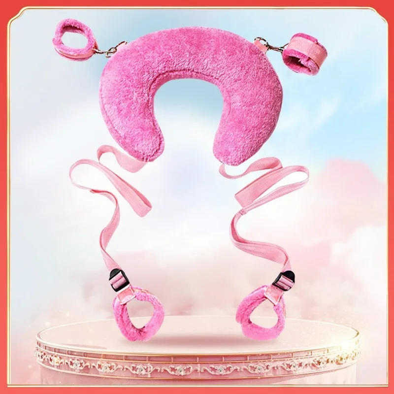 SM Astraddle Pillow, Restrain Sex Toy, Sex Toy Set (Complimentary Mouth Ball and Plush Eye Mask) - Image 11