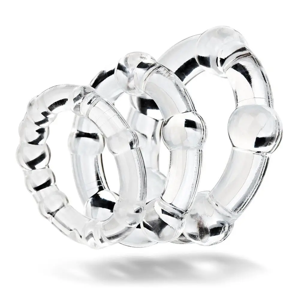 Penis Rings Condoms Beads Penis Enlargement for Men Sleeve Rubber Sex Toys for Adults Delayed Ejaculation Vagina Stimulator - Image 7