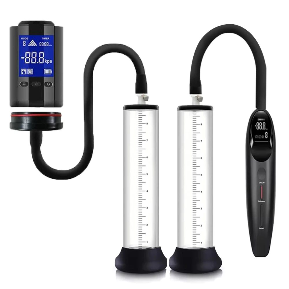 Automatic Penis Pump Penis Enlarger Vacuum Pump Sex Toys for Men Penile Bigger Trainer Adult Male Masturbator Penis Enlargement
