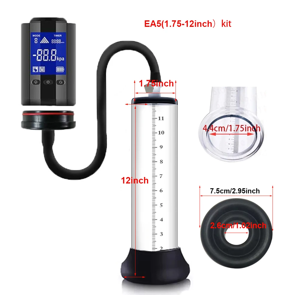 Automatic Penis Pump Penis Enlarger Vacuum Pump Sex Toys for Men Penile Bigger Trainer Adult Male Masturbator Penis Enlargement - Image 10