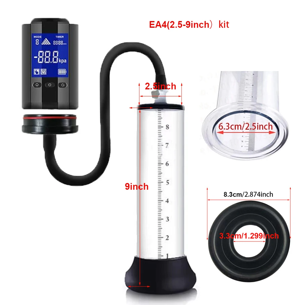 Automatic Penis Pump Penis Enlarger Vacuum Pump Sex Toys for Men Penile Bigger Trainer Adult Male Masturbator Penis Enlargement - Image 9
