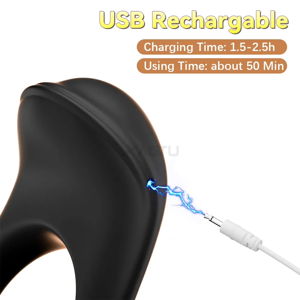 APP Control Vibrator Cock Ring for Men Delay Ejaculation Penis Ring Sex Toys Lock Penisring Cockring Adult Male Sex Supplies 18+ - Image 17