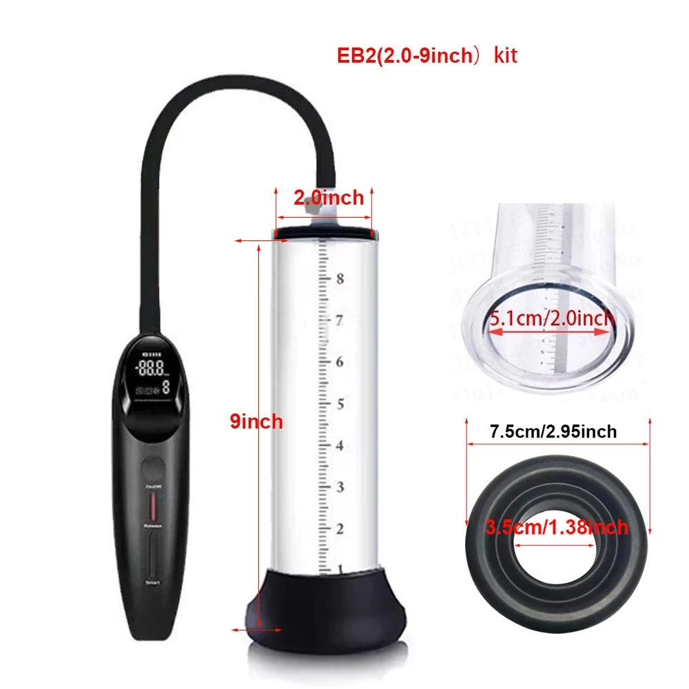 Automatic Penis Pump Penis Enlarger Vacuum Pump Sex Toys for Men Penile Bigger Trainer Adult Male Masturbator Penis Enlargement - Image 20