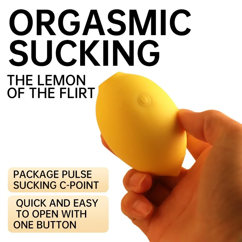 Lemon Vibrating Egg Clit Sucking Licking Sucking Female Vibrator Sex G-Spot Massager Supplies Vibrating Masturbator - Image 3