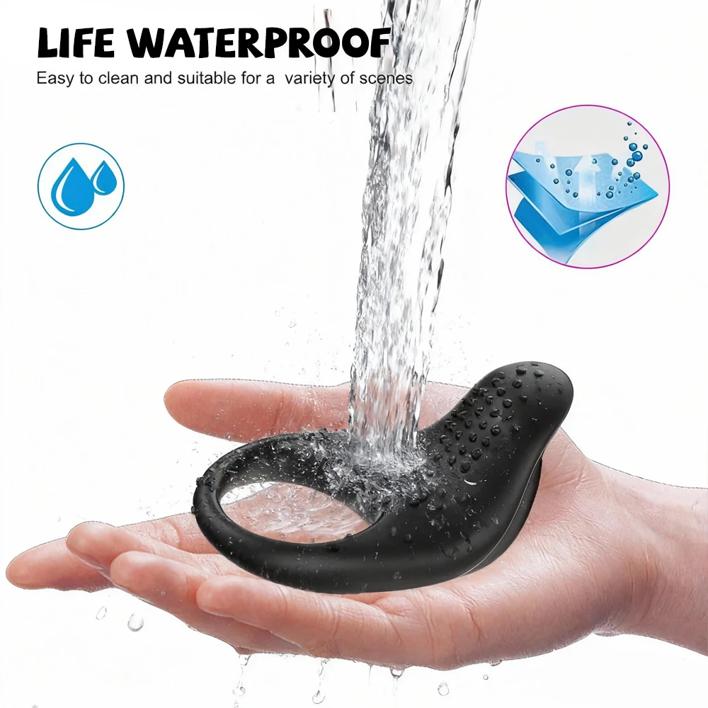 APP Control Vibrator Cock Ring for Men Delay Ejaculation Penis Ring Sex Toys Lock Penisring Cockring Adult Male Sex Supplies 18+ - Image 14
