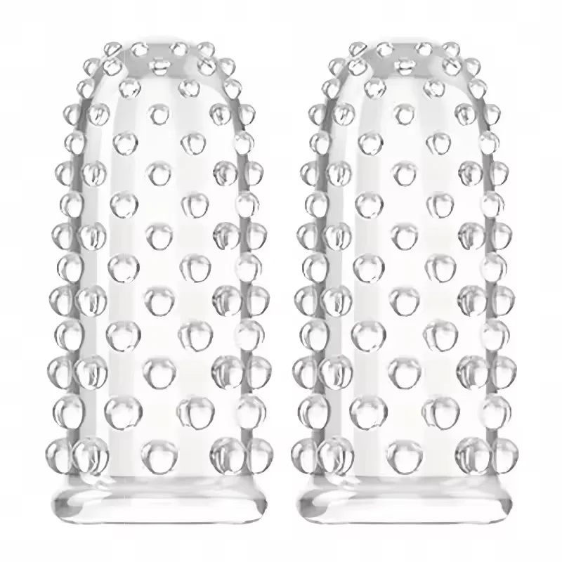 Adult Finger Vibrator Accessories Finger Sleeve Vagina Clitoral Nipple G-Spot Stimulator Anal Sex Toys for Adult Women Men