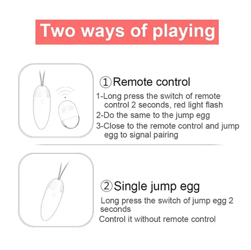 Wireless Jump Egg Vibrator Adult Sex Toys With Wireless Remote Control Waterproof Egg Vibrating Body Massager - Image 27