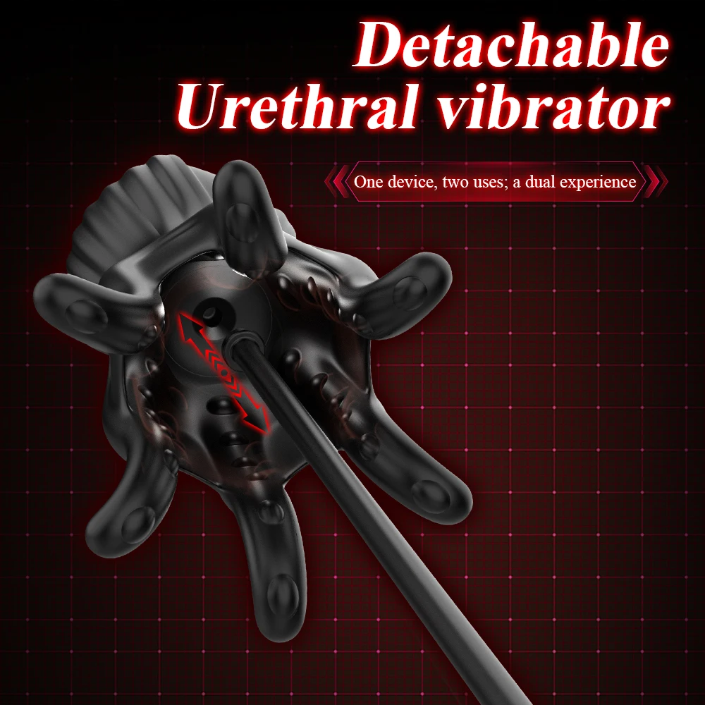 Penis Vibrator Glans Massager Urethra Plug Vibrator Horse Eye Stimulation Cock Enlargement Pump Penis Training Sex Toys For Men - Image 9